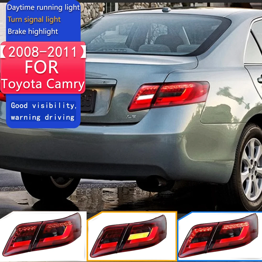 

Задний фонарь для Toyota Camry, светодиодный задний фонарь 2008-2011 Camry, задний противотуманный тормозной сигнал поворота, автомобильные аксессуары