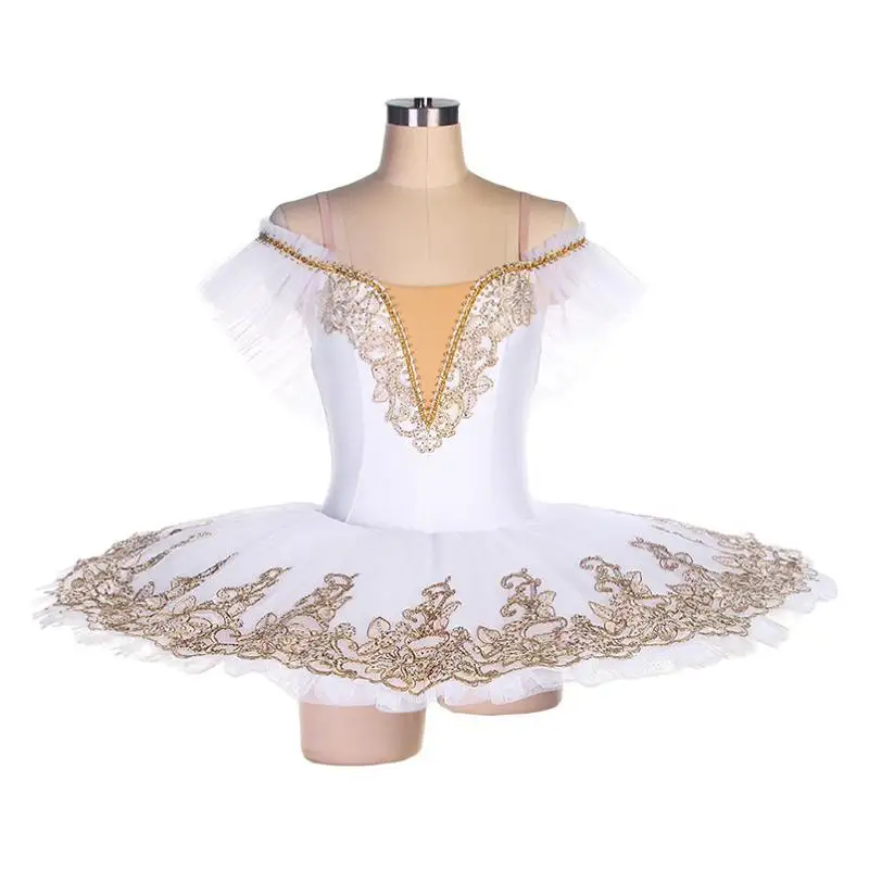 Blu rosso viola rosa bianco lago dei cigni Tutu professionale Costume da balletto principessa ragazze Ballerina vestito da partito Pancake Tutu di balletto