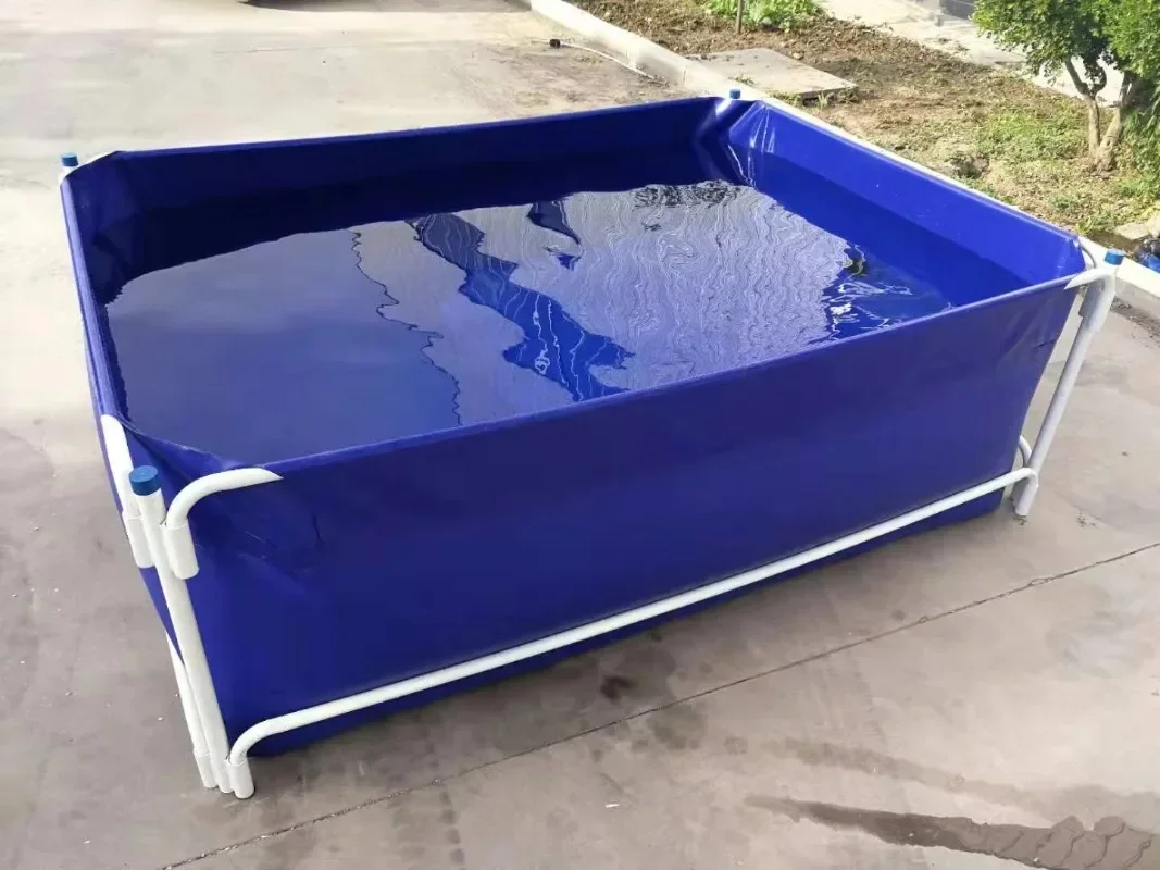 Quality worry free Plastic Fish Breeding Tank PVC Fish Shrimp Farming Tank PVC Fish Pond In Big Size 2400