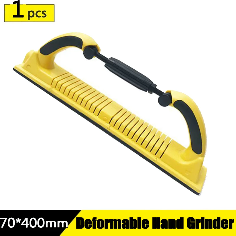 

【Clearance sale】100%New Handheld Hook Loop Mesh Grinding Pad Manual Sandpaper Tool Sanding Block Hand Polisher For Metal Wood