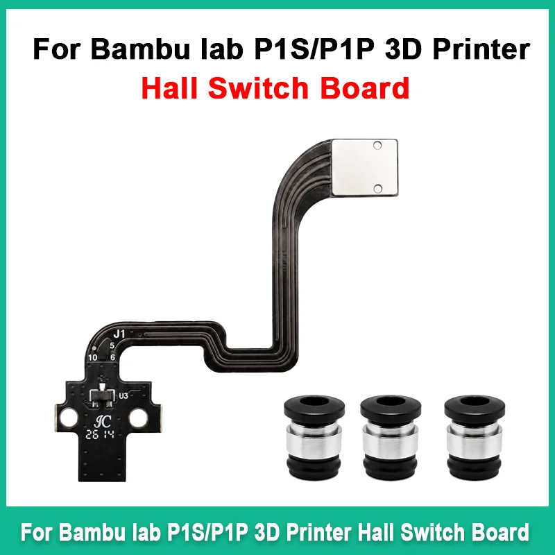 Hall Switch Board For Bambu Lab P1S/P1P 3D Printer Extruder Filament Sensor Replacement Parts With Pneumatic