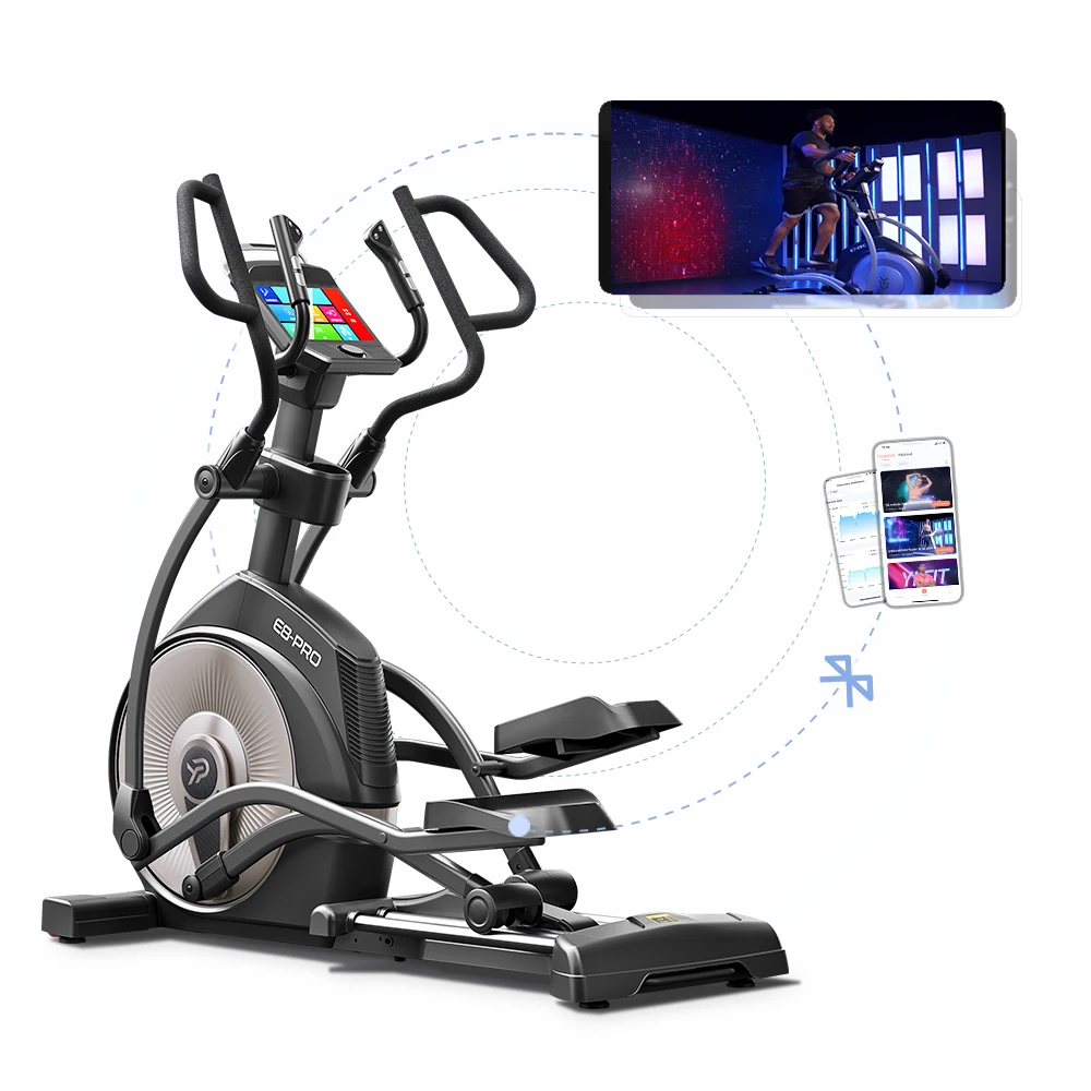 Professional Elliptical Trainers Factory New 15KG Front Flywheel Home Fitness Elliptical Gym Machine With Free FIT APP