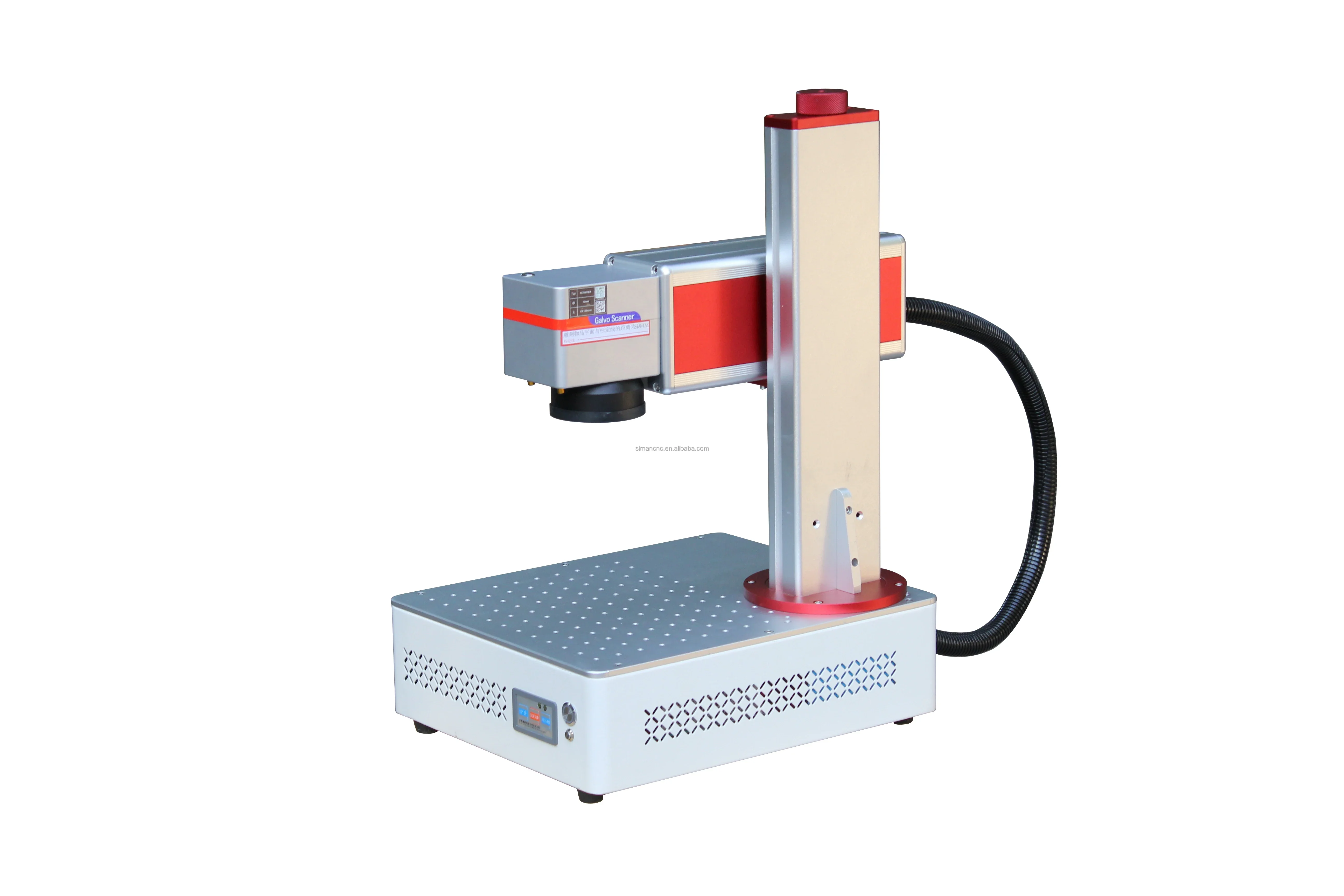 2023 New Arrival Autofocus Motorized Compact Model Fiber Laser Marking Machine Laser Engraver Raycus  20W 30W 50W 60W