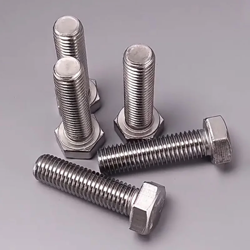 1~20pcs DIN933 M3 M4 M5 M6 M8 M10 M12 316 A4-70 Stainless Steel Outer Hex External Hexagon Head Cap Bolt Screw Length 8mm-100mm