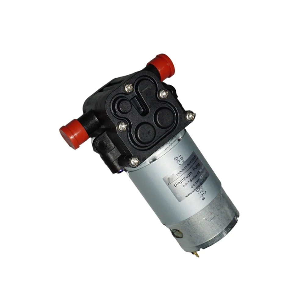 555 Motor 18V Diaphragm High Pressure Pump 8bar Pressure 150ml/min 12-24V Diaphragm Pump Water Gun Storage Self-priming Pump