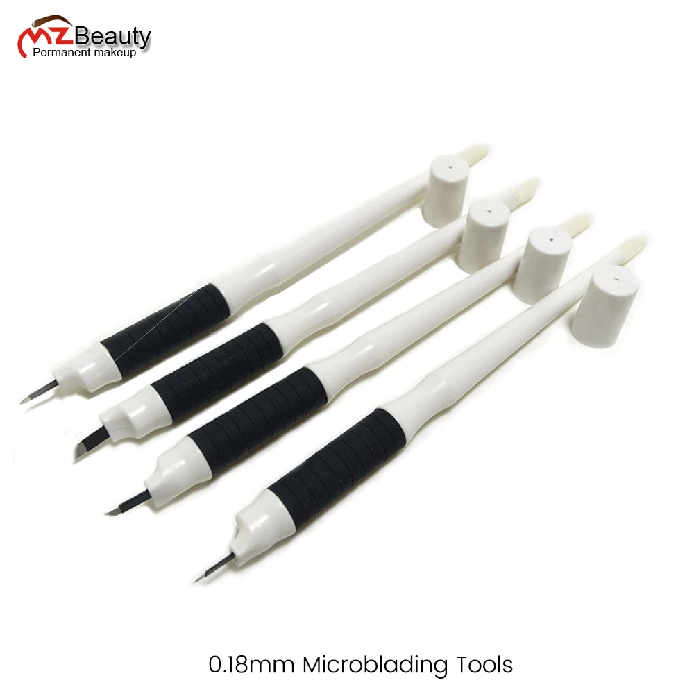 

Disposable Microblading Tools Manual Handtools Pen With Cap Eyebrow Plastic Tattoo Supply Dia 0.18MM Microblades E.O. Sterilized