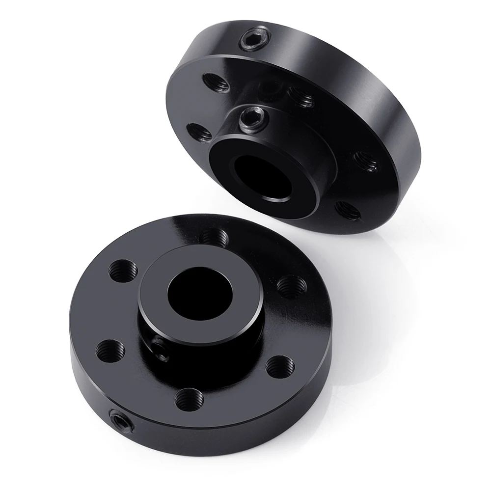 YEAHRUN 2Pcs 6mm Metal Rigid Flange Coupling Motor Guide Shaft Coupler Motor Connector Bearing Fittings for RC Boat Model Parts