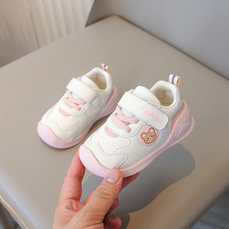 لطيف طفل أحذية مشي أصابع توج لينة وحيد الاطفال أحذية رياضية هوك وحلقة 2025 الخريف جديد الأطفال أحذية رياضية مريحة #3