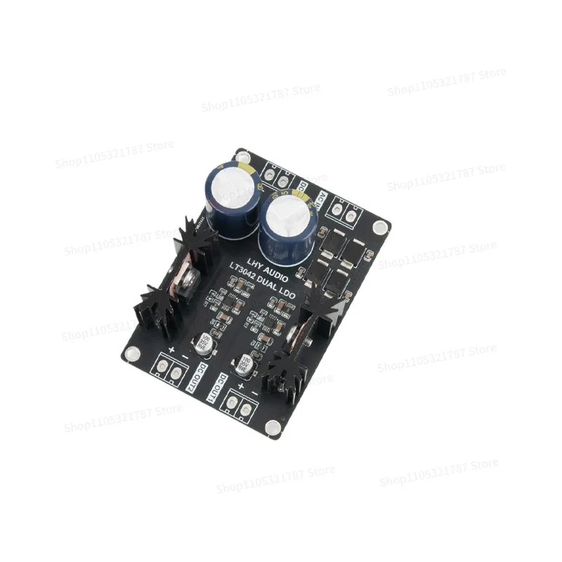 For LT3042 Diffuser Dual Positive Voltage, Low Noise High Precision Linear Regulator DC Power Supply Polishing Upgrade DAC
