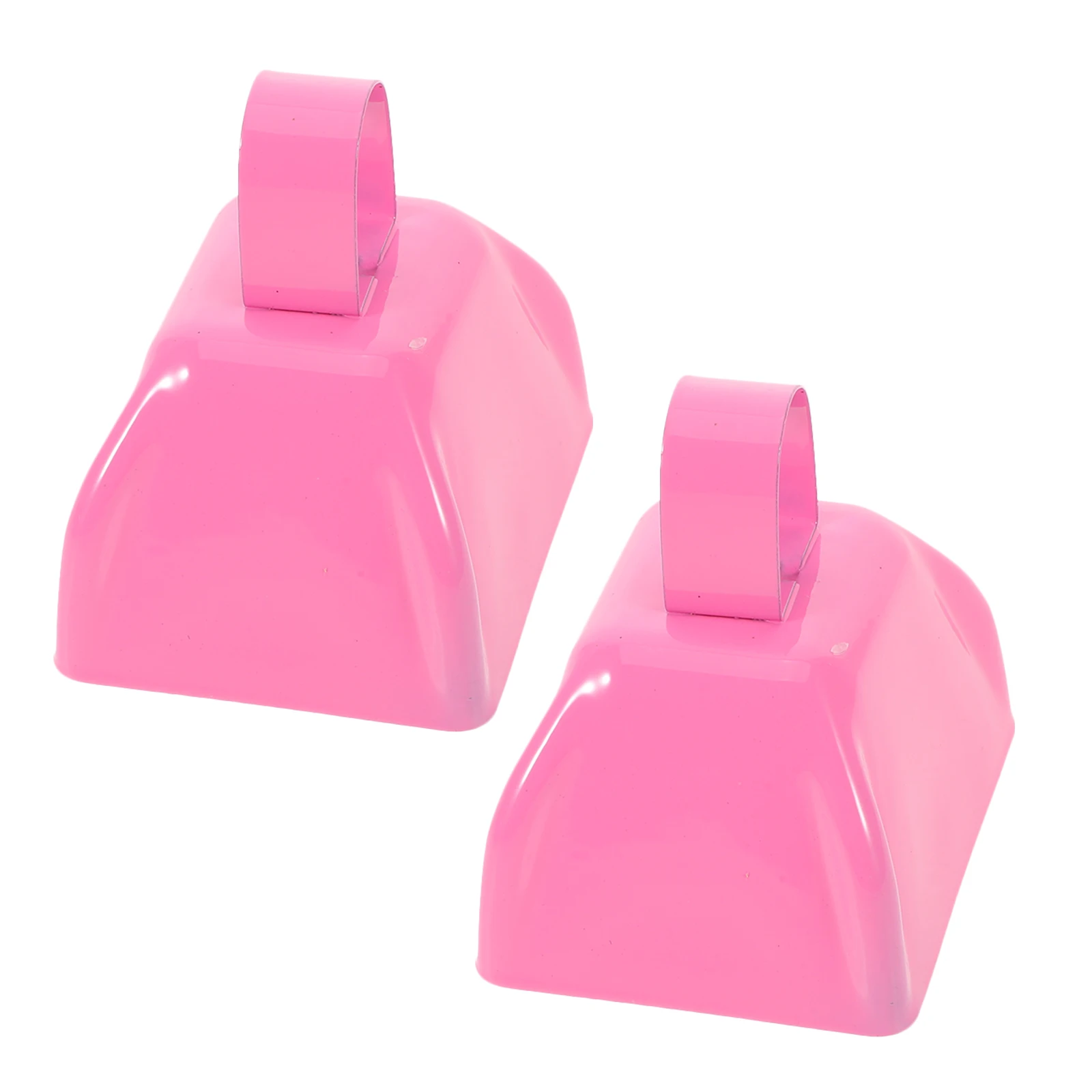 

2Pcs Metal Cowbells Small Hand Bells for Sports Events Loud Cheering Noise Maker Outdoor Parties Weddings Team Spirit Boosters