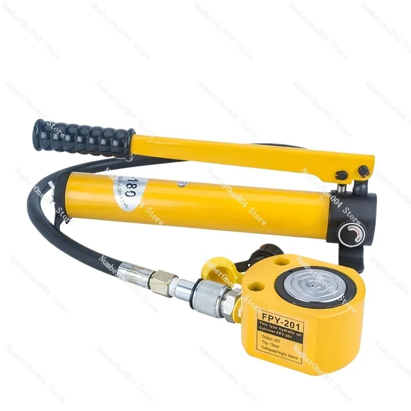 FPY-20T Electric Separated Ultra-Thin Hydraulic Lifting Jack Portable Electric Hydraulic Jack with CP-180 Hydraulic Hand Pump