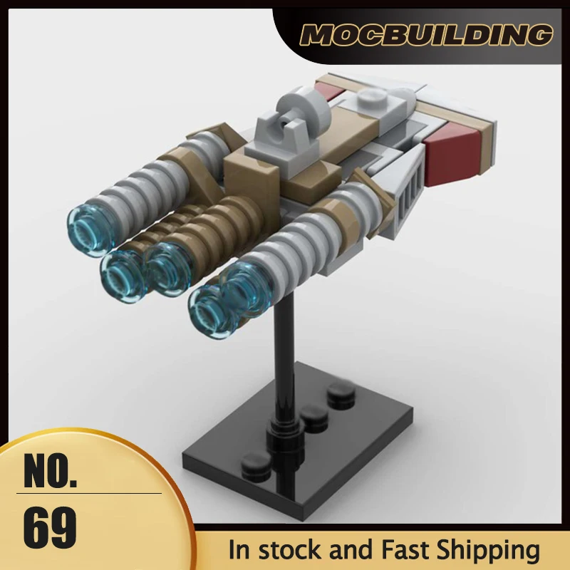 Space Movie Series Model 1:1455 Crucible Warship MOC Building Blocks DIY Assembly Bricks Creative Toys Collection Display Gifts