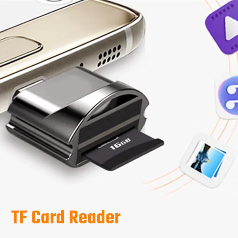 TF card reader to Type C Port micro sd card readers Mini Reader for Phone