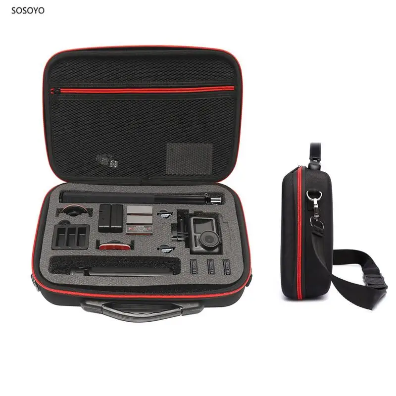 Sport camera Accessories Storage bag Portable case Carrying shoulder strap bag Shockproof box For Gopro 9 8 7 6 Dji osmo action