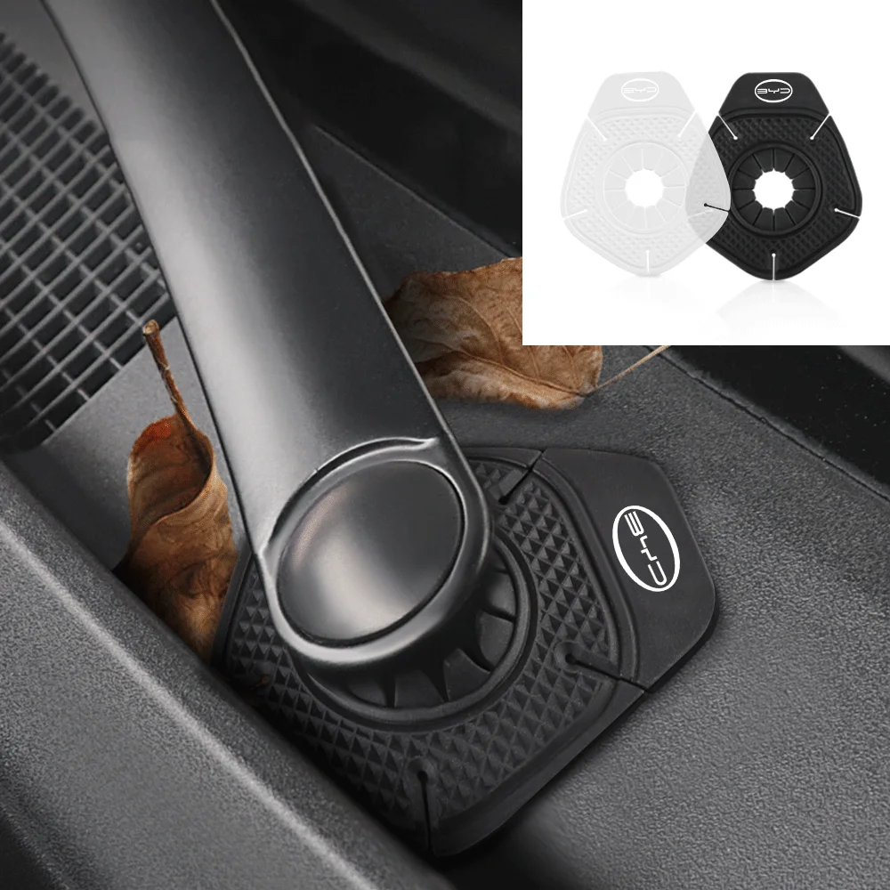 2pcs Car Windshield Wiper Protective Covers Auto Wiper Hole Cover Accessories For BYD Tang Han Atto 3 EV Yuan Plus Song Plus Dmi