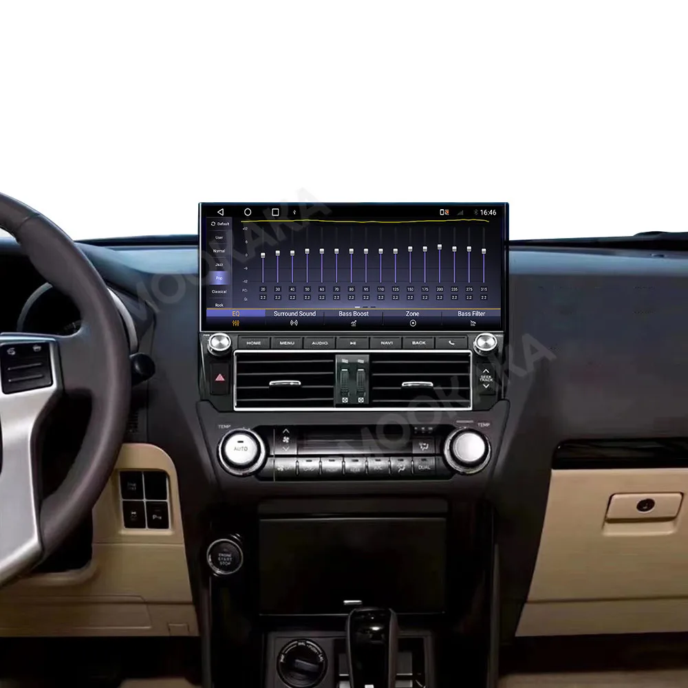 

Автомагнитола с мультимедийным плеером для Toyota Prado 2014-2017, Android 14, Auto HiCar, Carplay, DSP, магнитофон, 12.3-дюймовый сенсорный экран