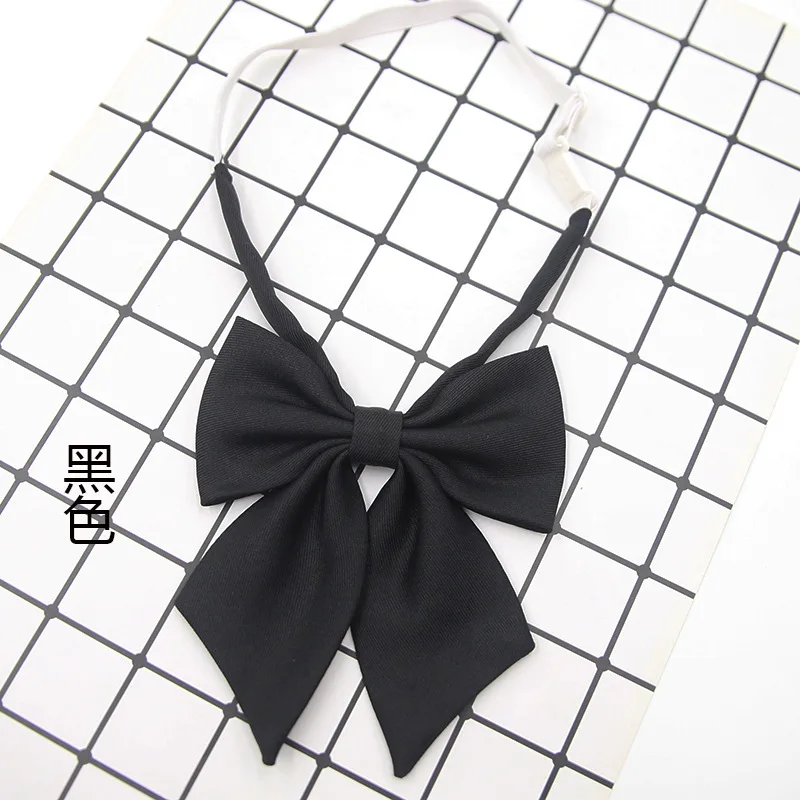 Colors Girl Student Bowtie Set Women Lady Ribbon Bow Tie School Party Bowknot Pink Bule Black Classic Butterfly Accessories