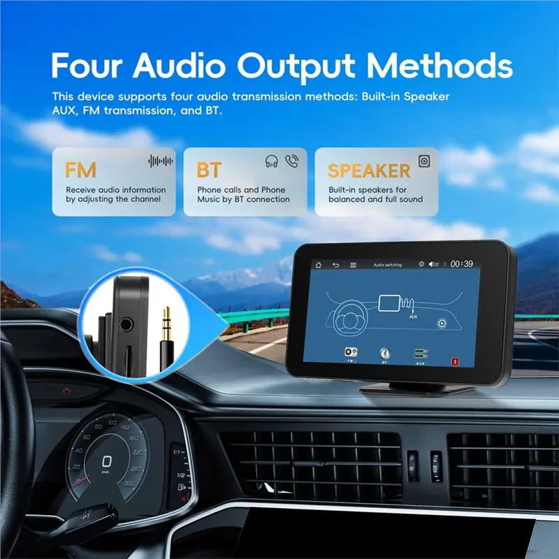 A85E-Airplay Android Cast Bluetooth FM AUX 4.7
