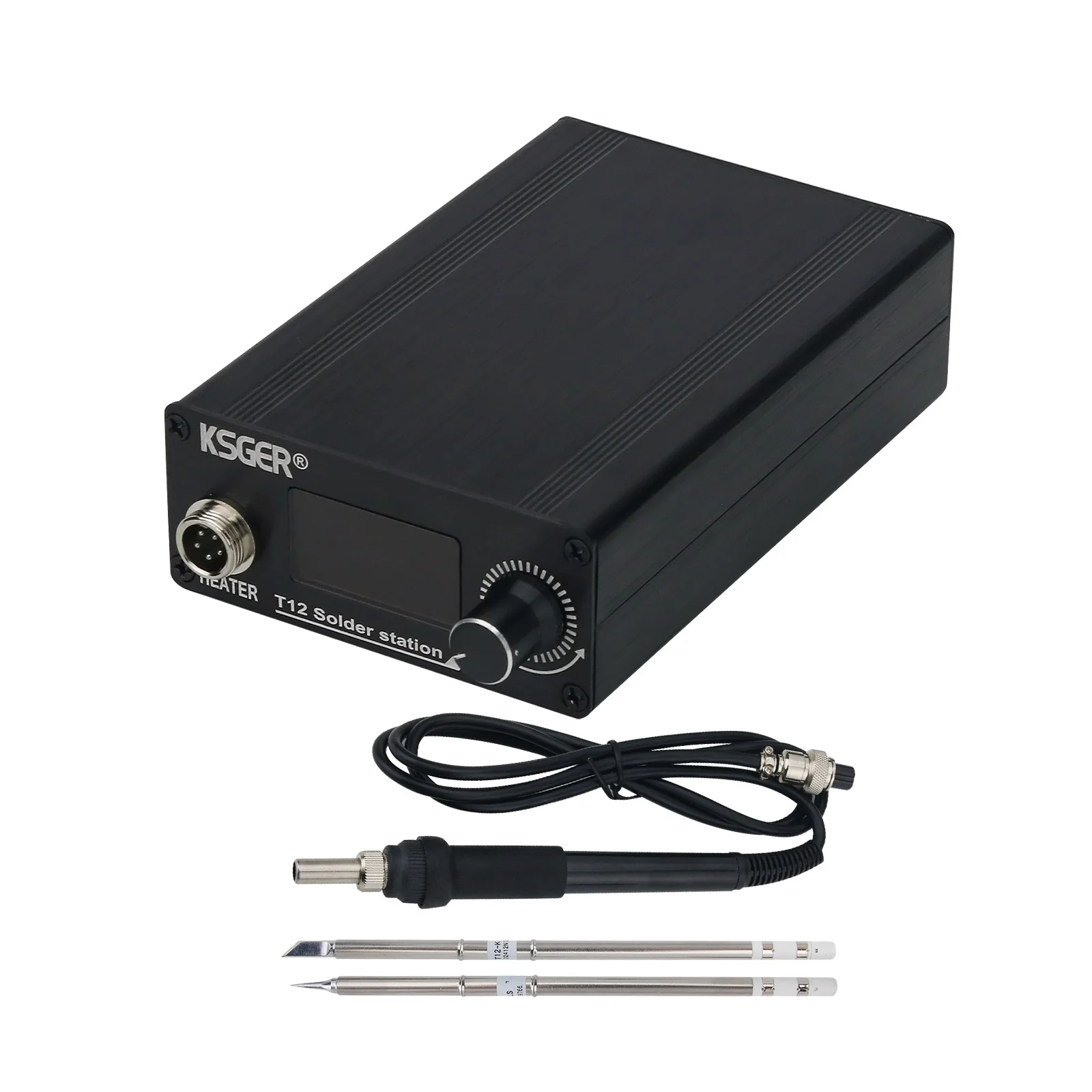 STM32 V3.1S T12 120W OLED Welding Table With T12-K + T12-ILS Welding Head For Electronic Repair And Maintenance