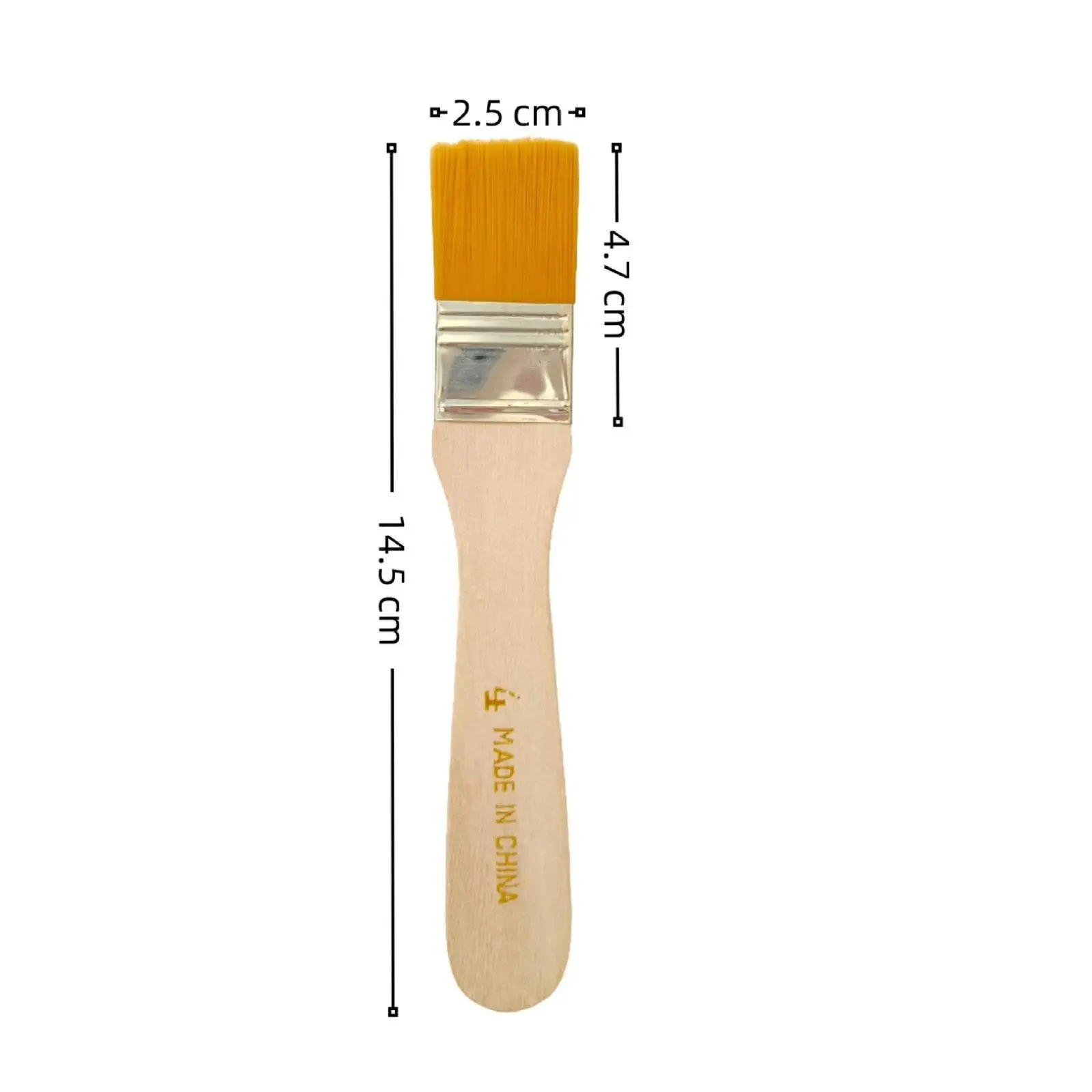 Nylon Hair Paint Brush Multi-Functional Acrylic Painting Brush Anti-Shedding Bristles Mixed Media Paint Brushes for Beginners,