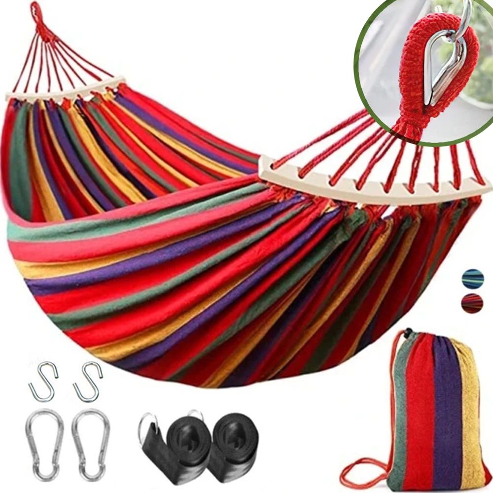 Sleeping Swing Hammock for Outdoor Camping Backpackaging, Leisure Swing Portable Hanging Bed