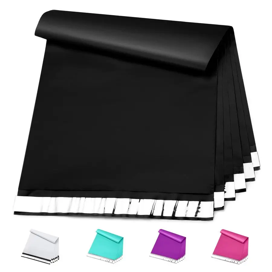 

Poly Mailers 14.5x19 200Pcs Black, Large Shipping Bags for Clothing, Strong Adhensive Mailing Bags Shipping Envelopes Bags for S