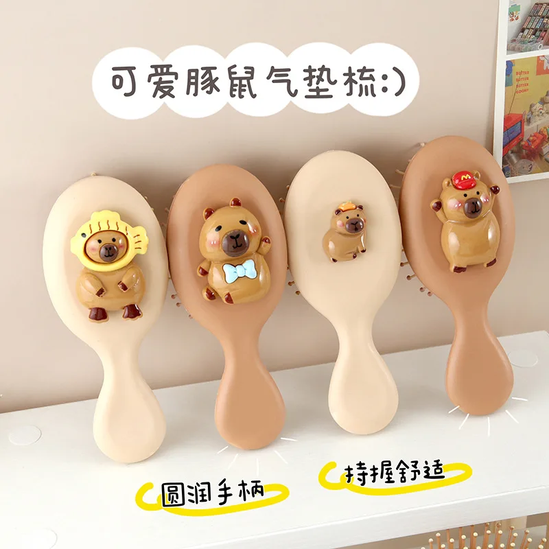 

1PCSCute cartoon guinea pig air cushion comb, compact and portable airbag comb, massage comb, student dormitory hair combing sma