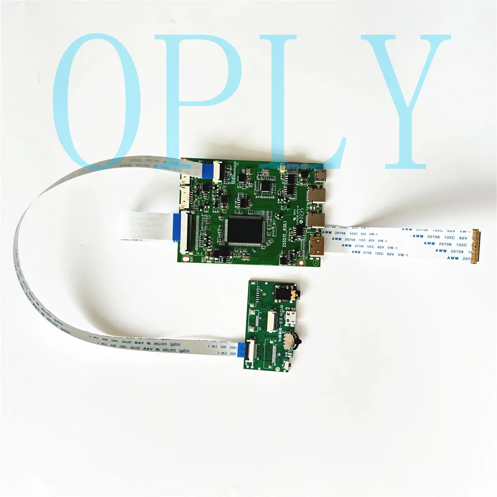 

Плата контроллера 2, тип C Mini HDMI, совместимая с B133XTN01 B133XTN01.5 13,3 дюйма 1366x768 EDP, комплект светодиодного экрана «сделай сам»