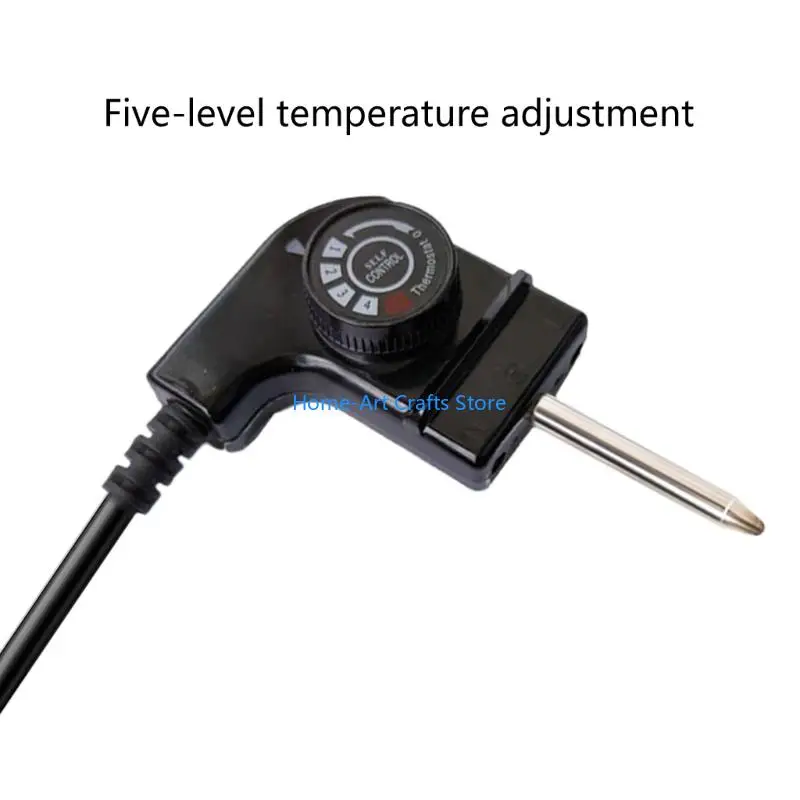 Y3NA Cooking Device Power Cord Featuring 5 Temperature Setting Flame Retardant Materials and British Compliance