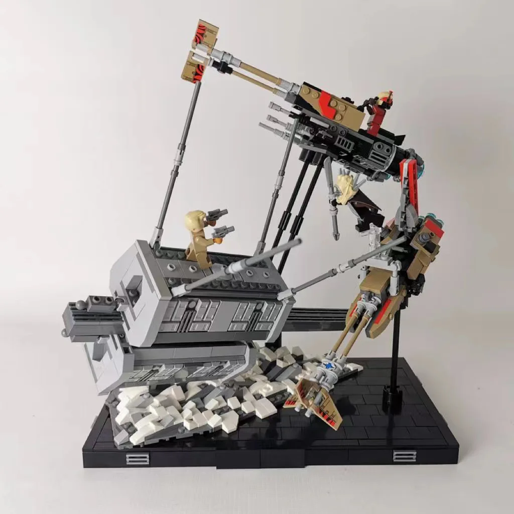 Sci Fi Raider Transport Model Building Blocks MOC DIY Bricks Toy For Hobbyists Collectors Fans Adults Teens And Festival Gifts