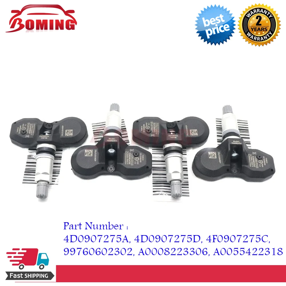

4D0907275C Tire Pressure Monitoring System TPMS Sensor For Volkswagen Phaeton Audi A8 S8 Bentley Continental GT 2004-2009 433MHz