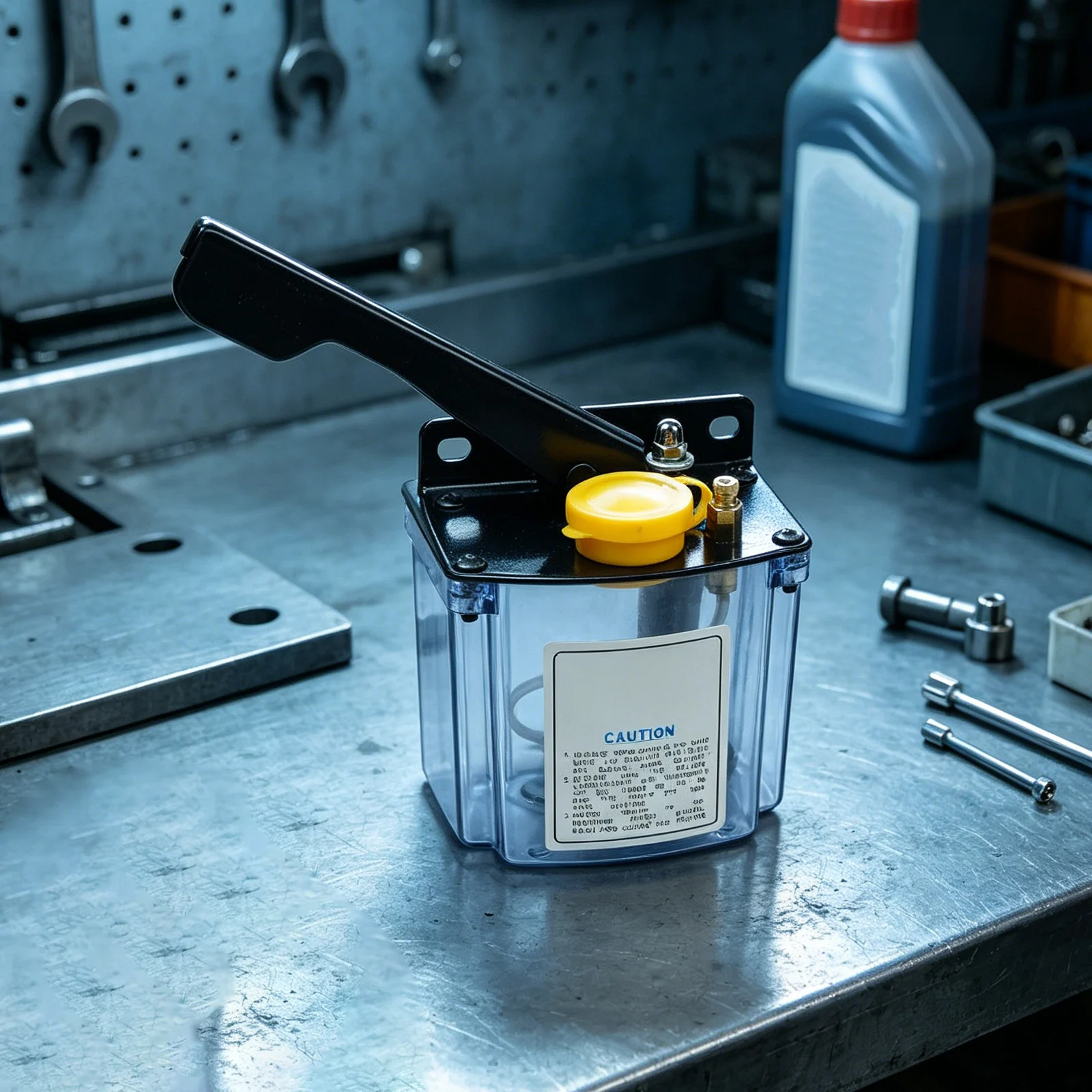 Hand Pressure Oil Pump HP5 0 8L Capacity for Centralized Lubrication of For Machine Tools and Machining Center Applications