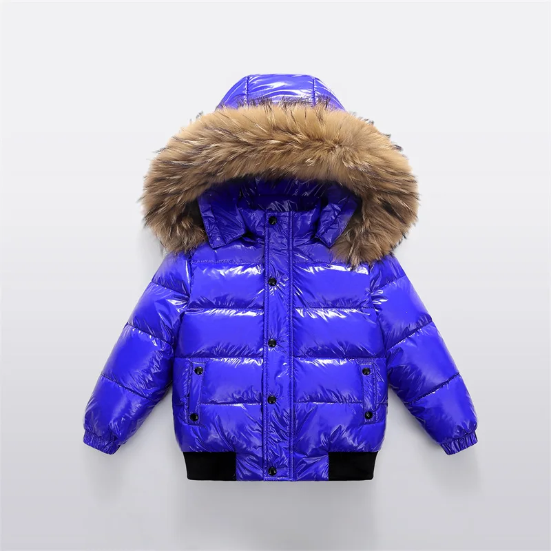 UNITIM Kinder-Daunenjacke für Mädchen mit Kapuze, glänzend, ohne Auswaschen, für Kleinkinder, Jungen, Wintermantel, dick, warm, für Neugeborene, Jungen, Parkas, Oberbekleidung – Detail 11
