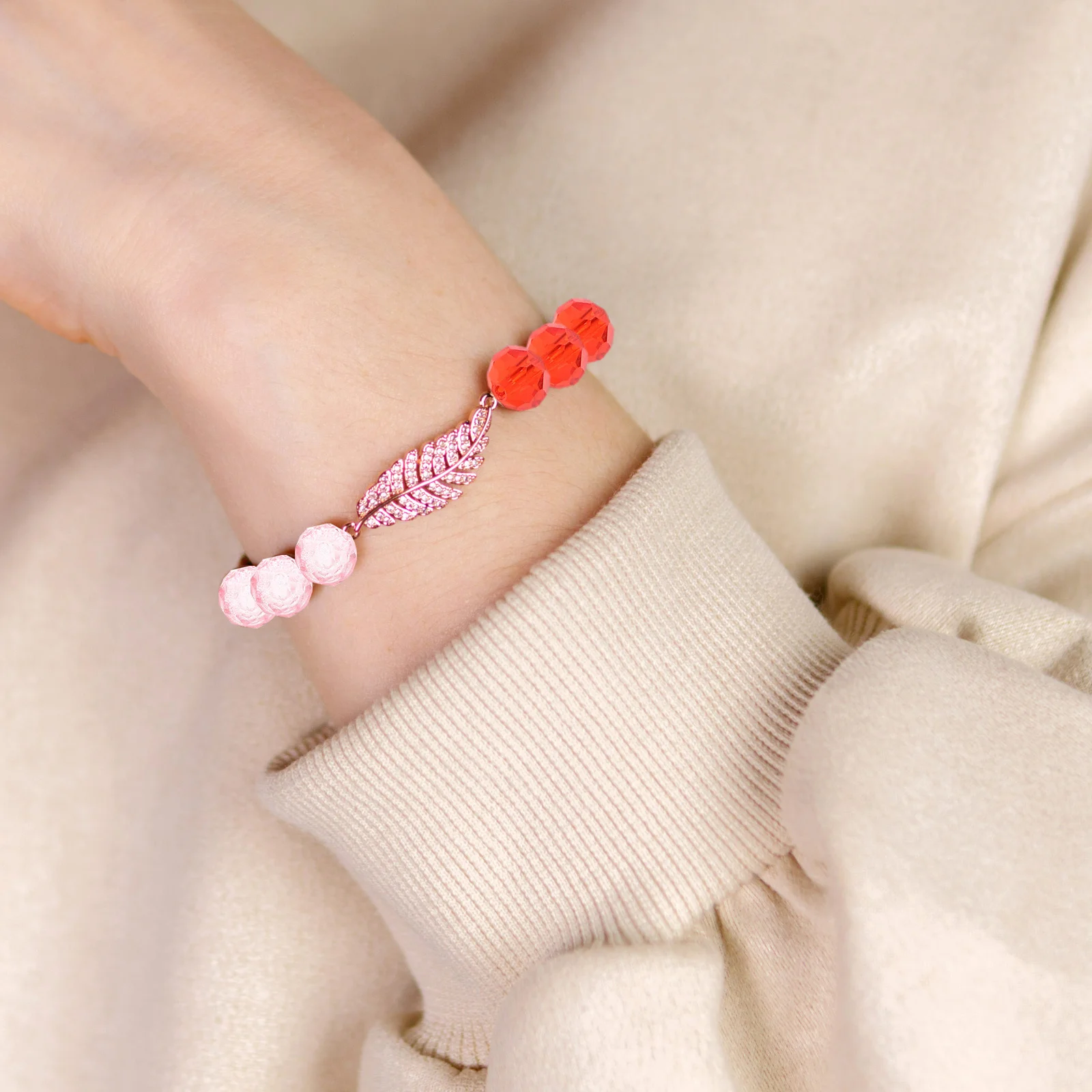 

100Pcs Glass Beads Smooth Finish 8mm DIY Jewelry Supplies for Bracelet Necklace Earrings Crafting Charms Glass Bead Set