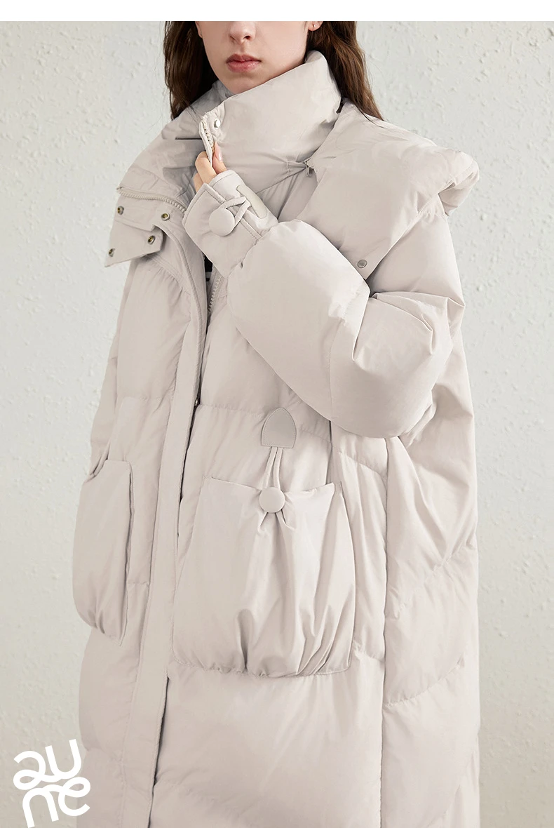 TOYOUTH Women's Short Down Jacket 2026 Winter New College Sporty Windproof Warm Liner Two Piece Set