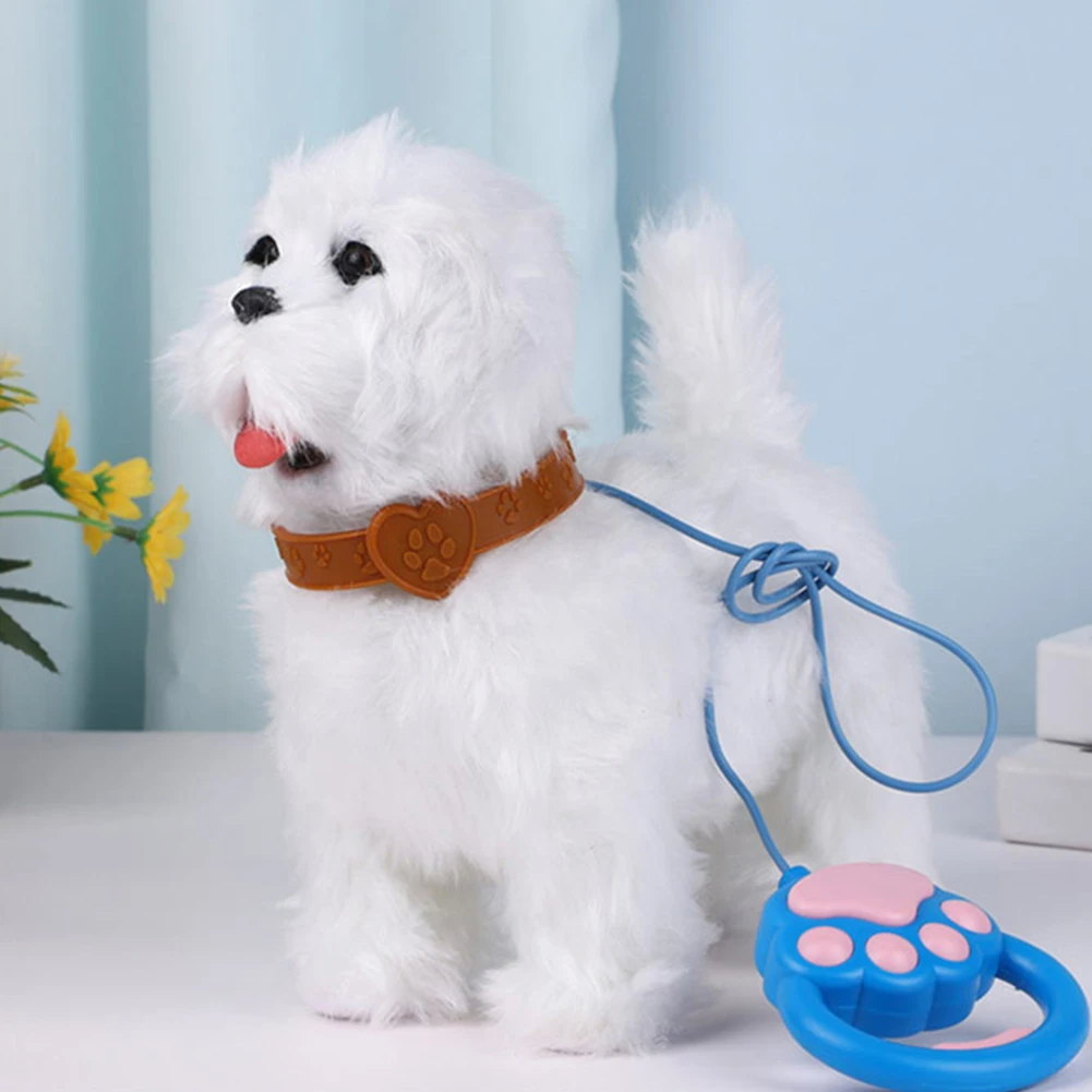 かわいい楽しい電気小さな犬のおもちゃロボット音楽インタラクティブ電子ペット人形コンパニオンふわふわかわいいクリティカルストライク恋人