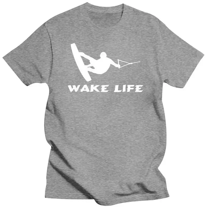 Sizes S-5XL Wakeboard Life T-Shirt - Tee Wakeboarding Shirt - New arrived t shirt for man Adult tee tops teenager tee-shirt