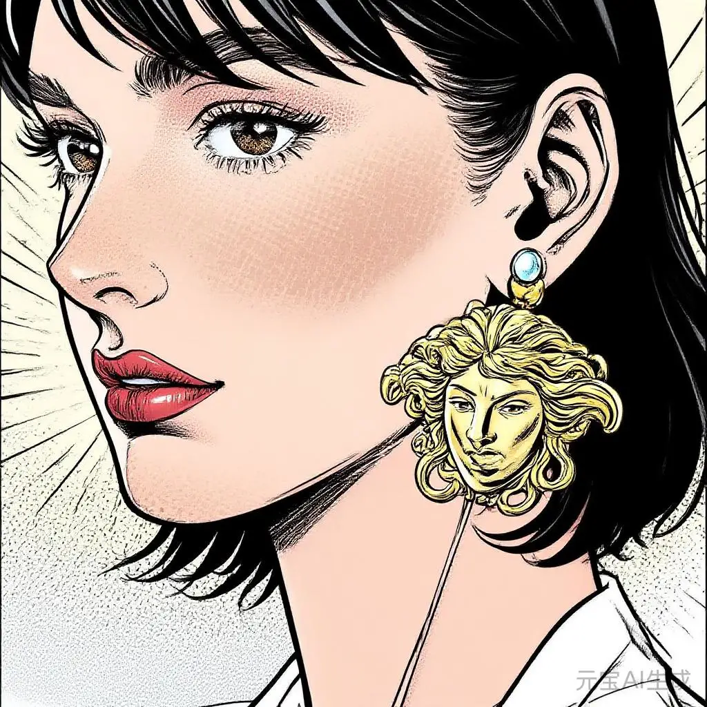 

Серьги-гвоздики с головой Медузы, женские ретро роскошные серьги-гвоздики из сплава с покрытием, модные индивидуальные ювелирные аксессуары, шкатулка для драгоценностей