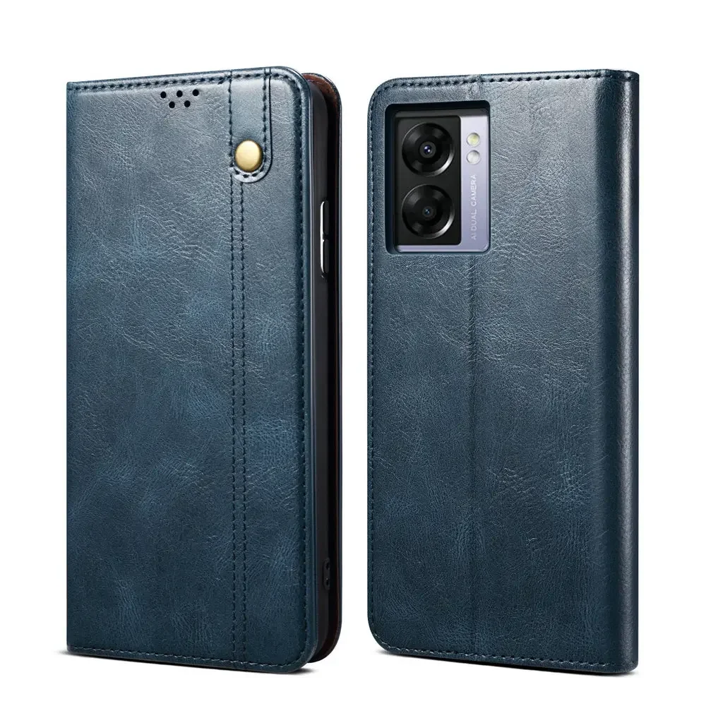 Leather Texture Flip Cover for OPPO A78 A58 57 5G Phone Case Book Capa A77S A94 A16 A54 S A38 A18 A57 A 78 A55 A96 A79 A57S A98