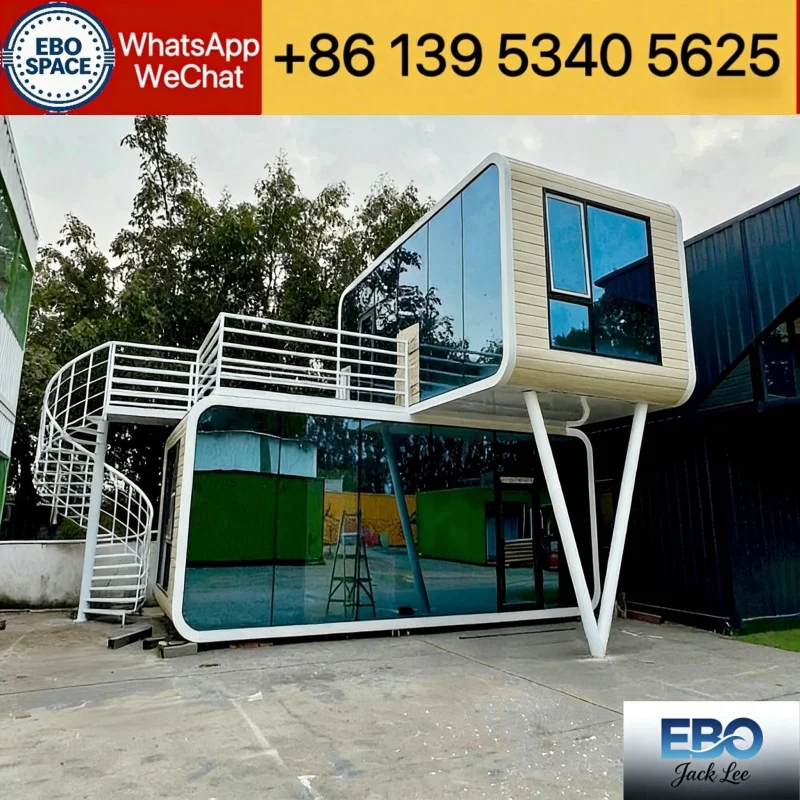 Expandable Container Villa House Custom Layout Flexible Design for Resort Hotel Residential Project