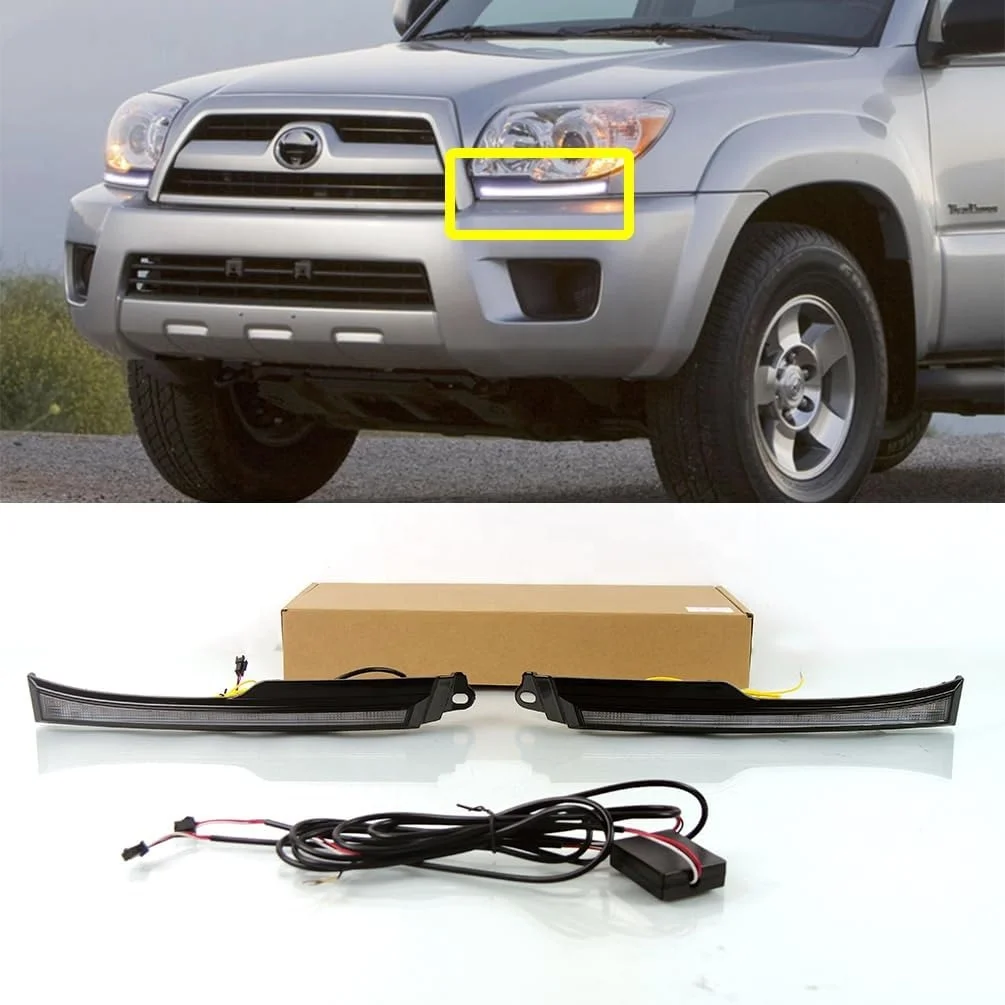 Led fog lamps for 4runner 2006-2009    Daytime Running Turn Signal light For 4Runner  SR5 Limited