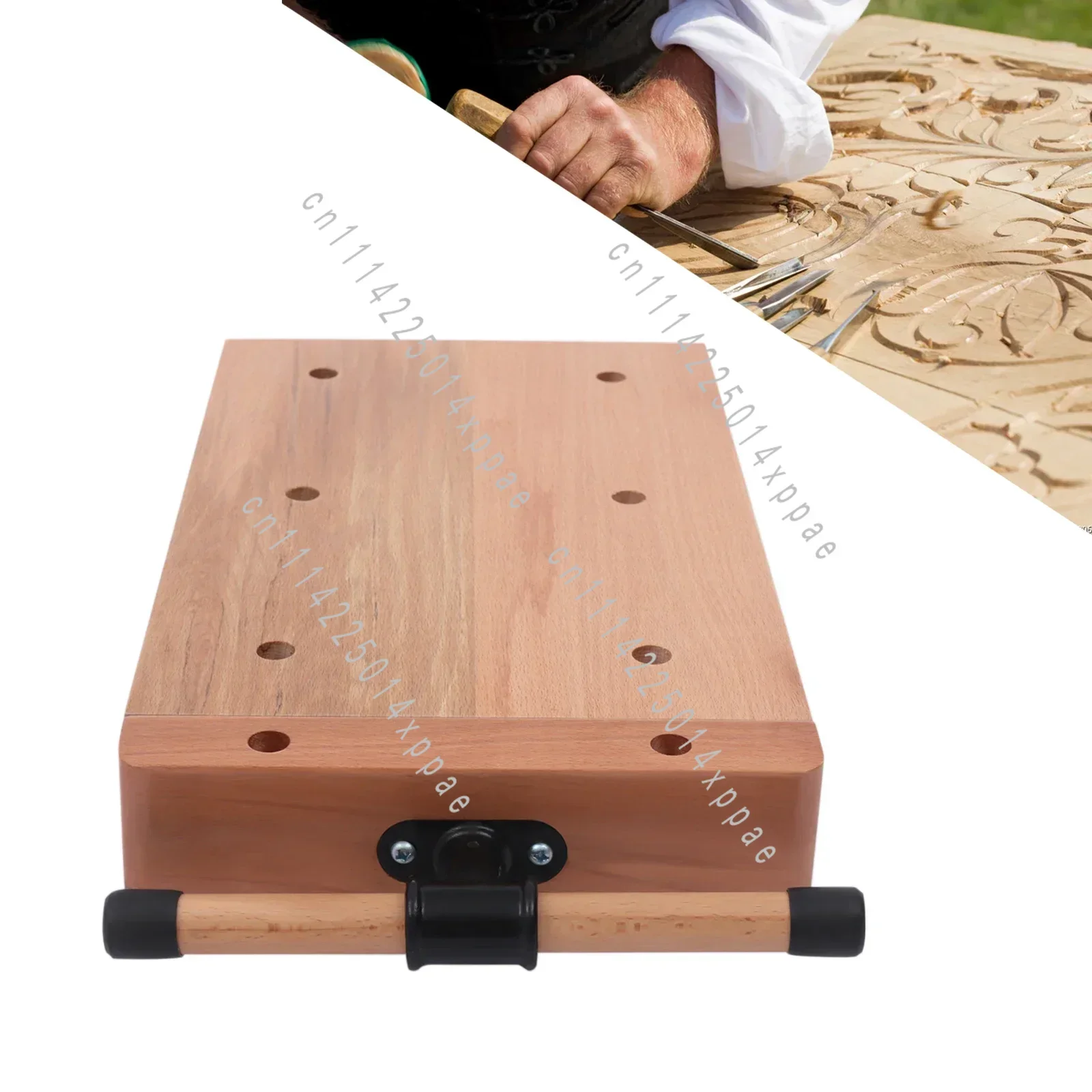For Teaching Mechanical Maintenance Hard Wood Vise Workbench Portable Smart Woodworking Bench With Superior Clamping