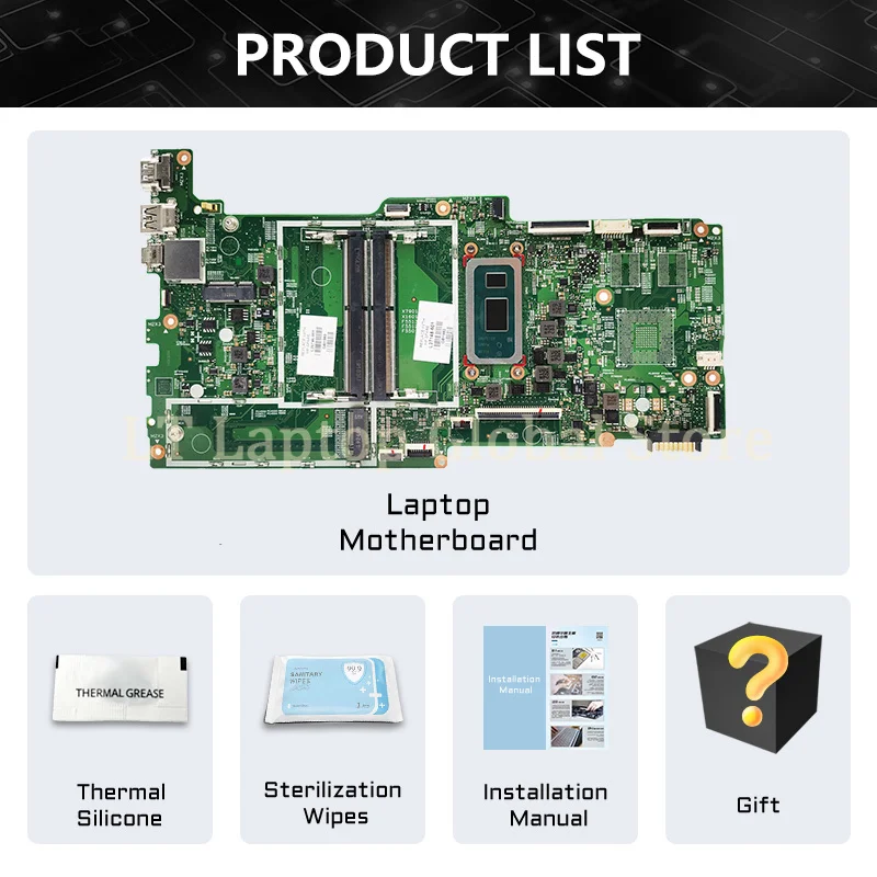 Motherboard 18709-2 untuk HP ENVY X360 15T-CN 15-CN Motherboard Laptop L31509-601 dengan I5-8265U CPU I7-8565U Gen DDR4