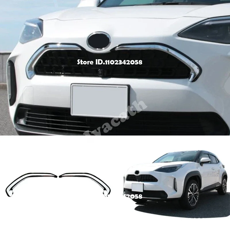 For Toyota Yaris Cross 2020 2021 ABS Balck Car Front Bumper Grille