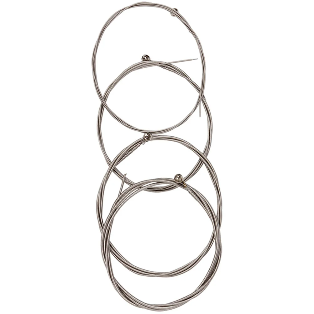 

4pcs Electric Bass Strings Guitar Parts Accessories Durable Longlasting Suitable Various Bass Guitars Instrument Strings