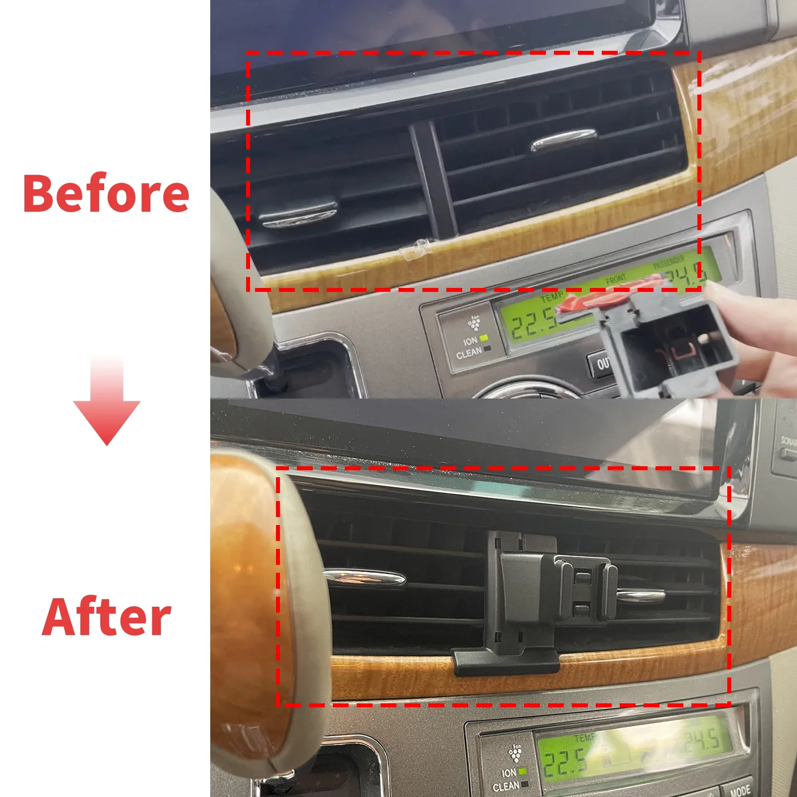 fit for Toyota Previa 50 20062007 2008 2009-2019 XR50 Estima Tarago Integrated Screen Mount Phone Holder Mount Car accessoires