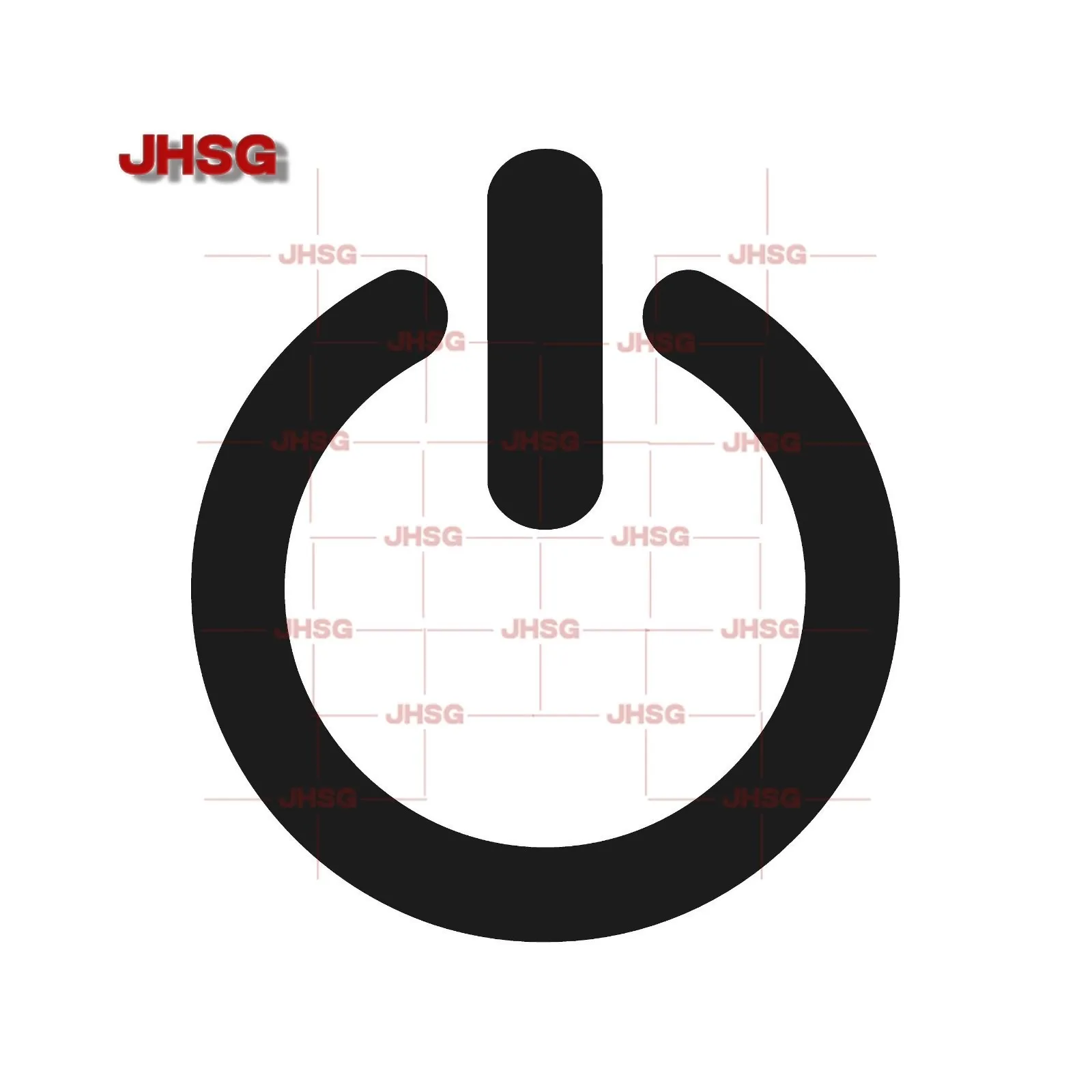 Power Button Vinyl Sticker Power Symbol Sticker-