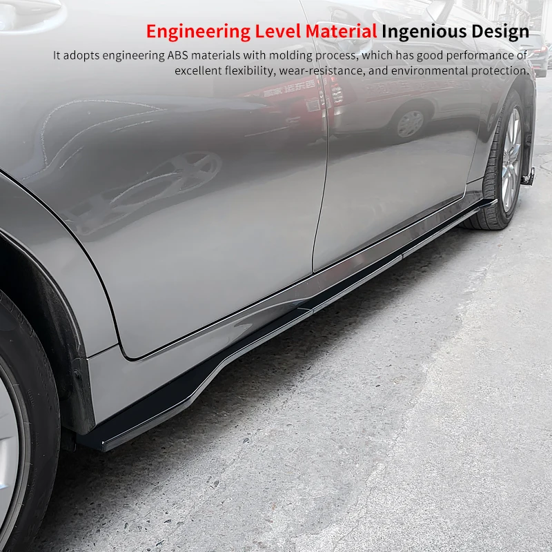 

Car Carbon Fiber ABS Exterior Accessories Side Skirts Extensions Bumper Door Lip Splitters Winglet For Lexus GS 2012-2020 2018
