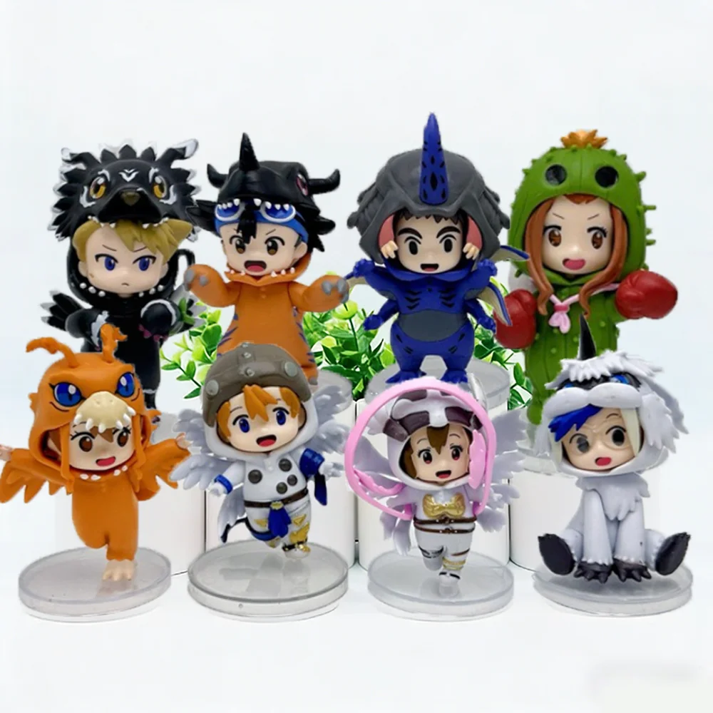 

Hot Digimon Adventure Greymon Digimon Finished Product Decorations All 8 Action Figure MODEL TOYS