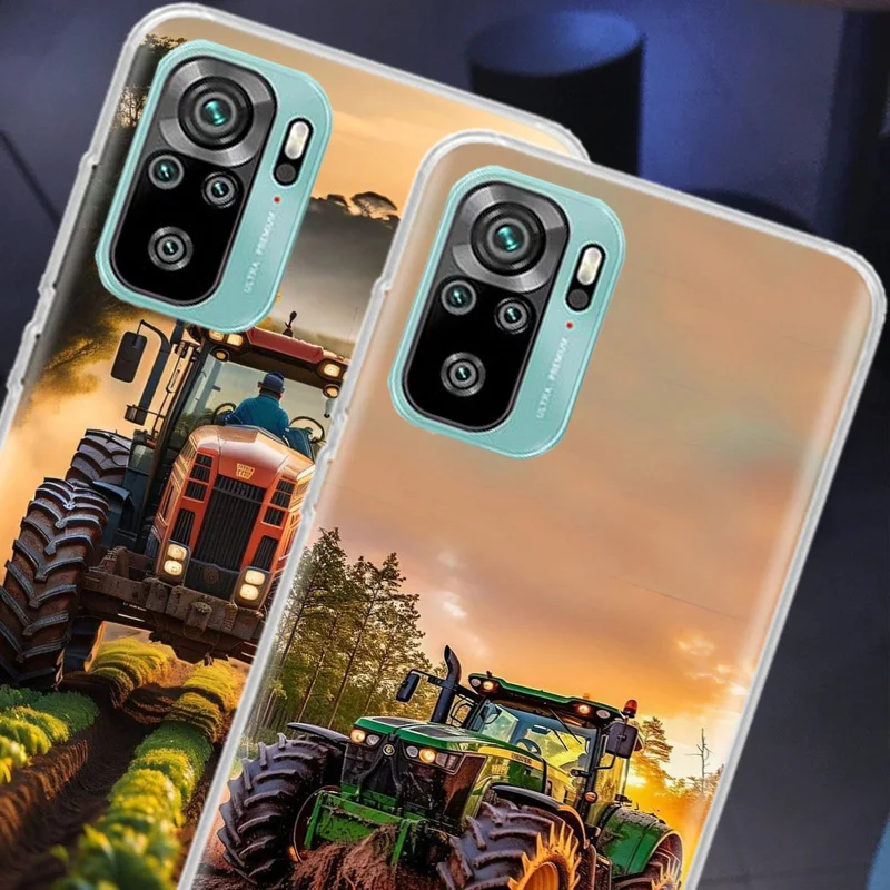 Farm Machinery Harvesters Phone Case For Xiaomi Redmi Note 13 Pro Plus 5G Cover 10 10A 10C 12 12C 9A 9C 9T 8A 7A 6A 9 8 7 6 K70